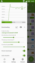 Advanced Download Manager مهكر للاندرويد