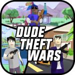 تحميل لعبة Dude Theft Wars مهكرة 2025 للأندرويد