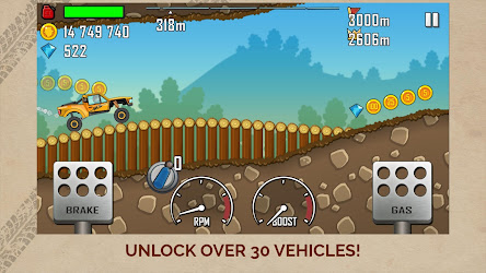 Hill Climb Racing مهكرة للاندرويد