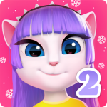 تحميل لعبة My Talking Angela 2 مهكرة 2025 للأندرويد