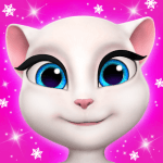 تحميل لعبة My Talking Angela مهكرة 2025 للأندرويد