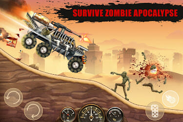 Zombie Hill Racing مهكرة للاندرويد